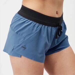 Janji‎ Women’s 3” AFO Lined Middle Running Shorts Blue Marine Size Small